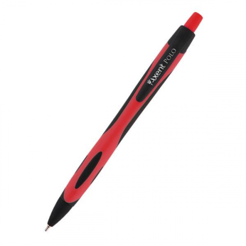 Ручка масляная автоматическая Axent Polo AB1066-02-A, синяя