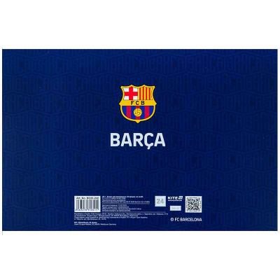 Зошит для малювання Kite FC Barcelona BC25-242, 24 аркуші