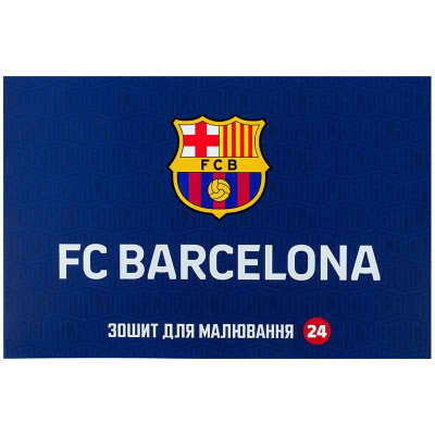Зошит для малювання Kite FC Barcelona BC25-242, 24 аркуші