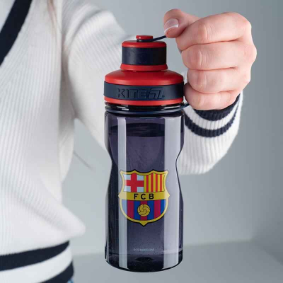 Бутылочка для воды Kite FC Barcelona BC25-397, 500 мл, синяя