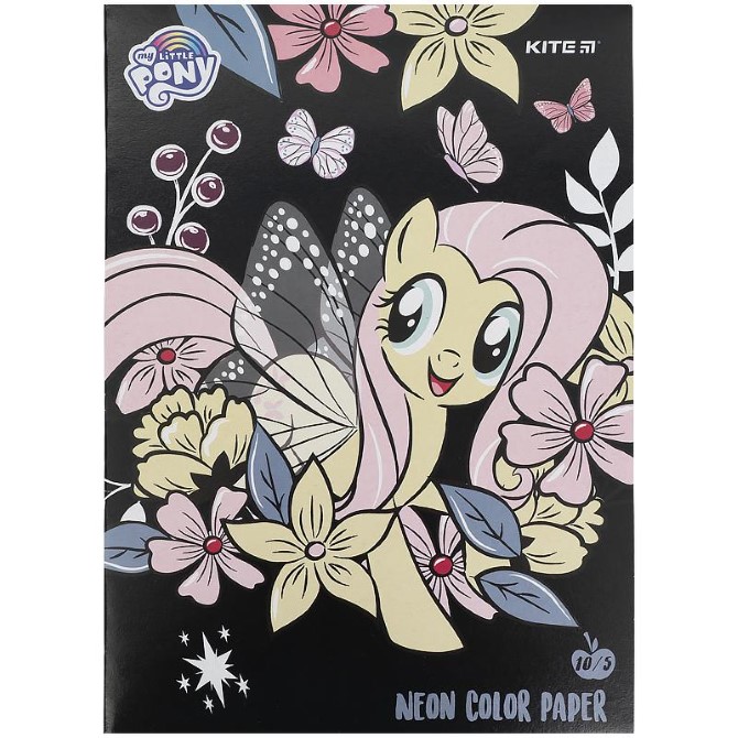 Папір кольоровий неоновий Kite My Little Pony LP21-252