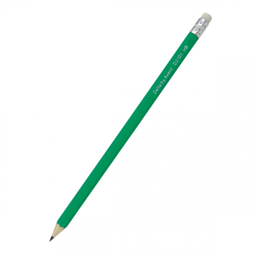 Олівець графітний шестигранний Axent d2101, з гумкою, НВ