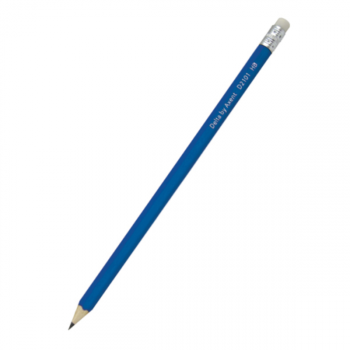 Олівець графітний шестигранний Axent d2101, з гумкою, НВ