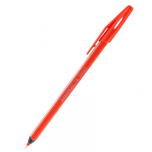 Ручка масляна Axent Delta DB2060-06, червона