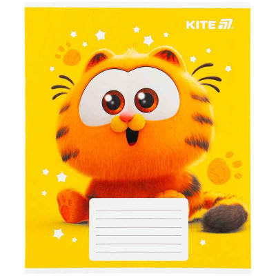 Зошит шкільний Kite Garfield GF25-235, 12 аркушів, коса лінія