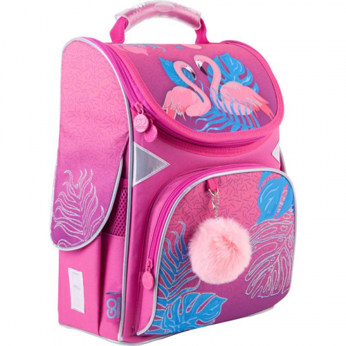 Рюкзак GoPack Education каркасний GO21-5001S-4 Pink flamingoes