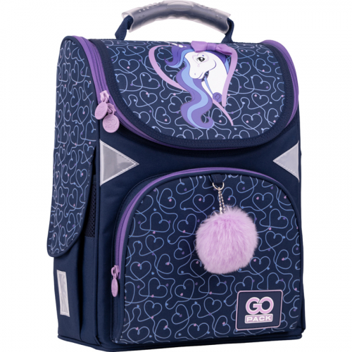 Рюкзак школьный GoPack Education каркасный 5001-1 Amazing Unicorn