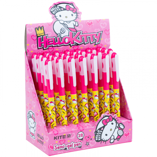 Ручка масляная Kite Hello Kitty HK21-033, синяя
