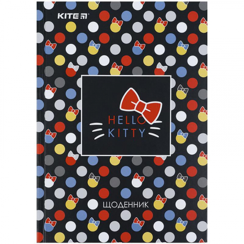 Дневник школьный Kite Hello Kitty HK21-262-1, твердая обложка  Дневник школьный Kite HK21-262-1 с твердой обложкой – качественный и удобный. Он станет достойным хранителем расписания и верным помощником ребенка на всех уроках.  Твердая обложка из прочного
