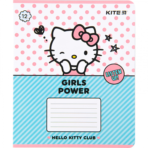 Зошит шкільний Kite Hello Kitty HK22-234, 12 аркушів, лінія