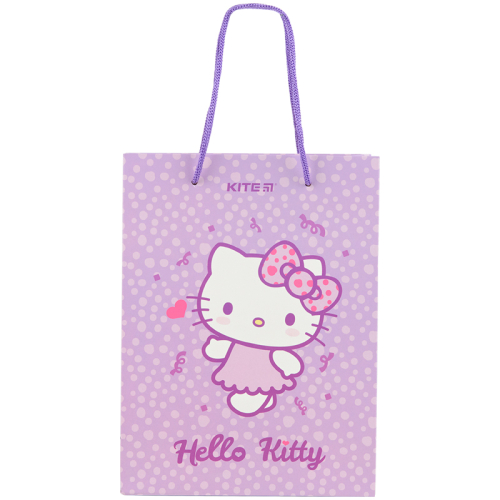 Пакет бумажный подарочный Kite Hello Kitty HK22-265K, 18х24см