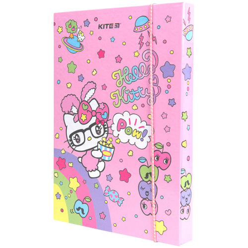 Папка для зошитів на гумці Kite Hello Kitty HK23-210, картон