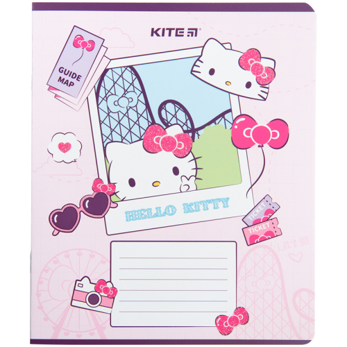 Тетрадь школьная Kite Hello Kitty HK23-236, 18 листов, клетка