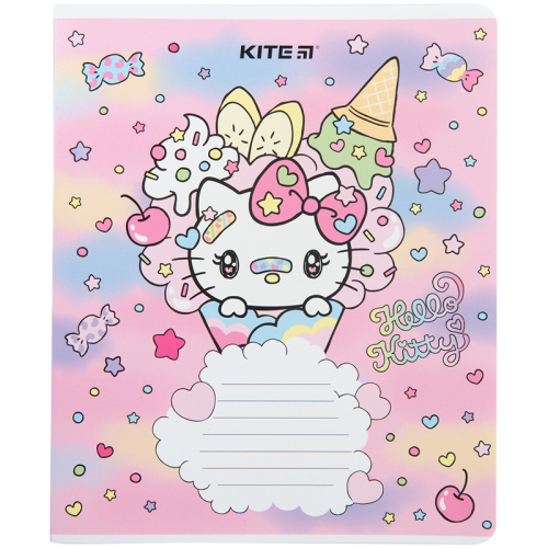 Тетрадь школьная Kite Hello Kitty HK23-237, 18 листов, в линию