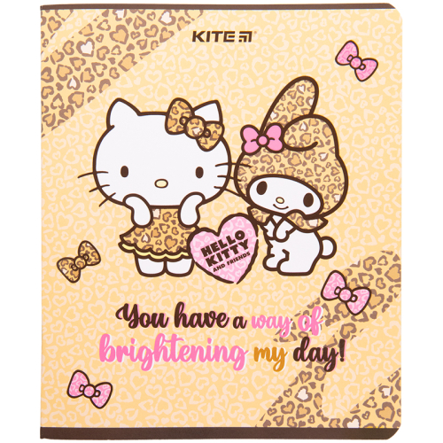 Тетрадь школьная Kite Hello Kitty HK23-259, 48 листов, клетка