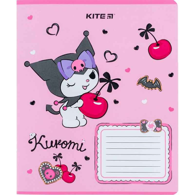 Зошит шкільний Kite Kuromi HK24-237, 18 аркушів, лінія