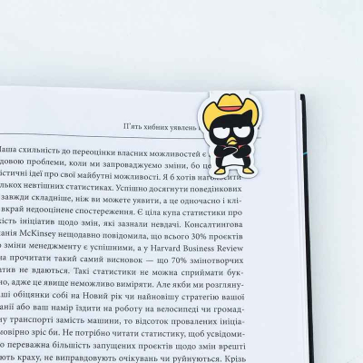 Набір магнітних закладок з фігурними скріпками Kite Bad Badtz-Maru HK24-495