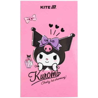 Блокнот-планшет Kite Kuromi HK25-195, A6, 50 аркушів, нелінований