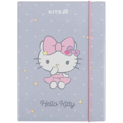 Папка для зошитів на гумці Kite Hello Kitty HK25-210-1, картон