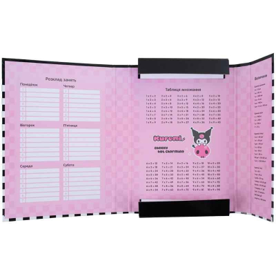 Папка для тетрадей на резинке Kite Kuromi HK25-210-3, картон