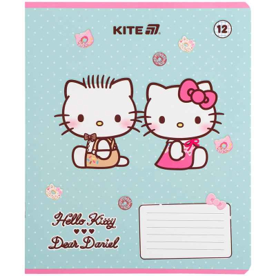 Зошит шкільний Kite Hello Kitty HK25-232-2, 12 аркушів, клітинка