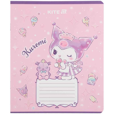 Зошит шкільний Kite Kuromi HK25-232-3, 12 аркушів, клітинка
