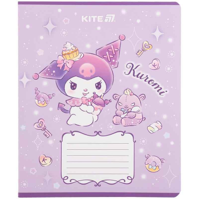 Зошит шкільний Kite Kuromi HK25-232-3, 12 аркушів, клітинка