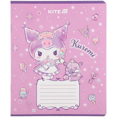 Зошит шкільний Kite Kuromi HK25-232-3, 12 аркушів, клітинка