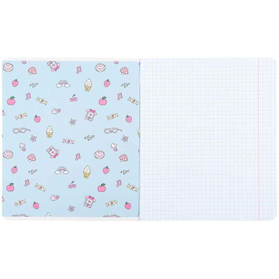 Тетрадь школьная Kite Kuromi HK25-232-4, 12 листов, клетка