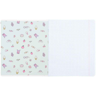 Тетрадь школьная Kite Kuromi HK25-232-4, 12 листов, клетка