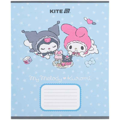 Зошит шкільний Kite Kuromi HK25-235-2, 12 аркушів, коса лінія
