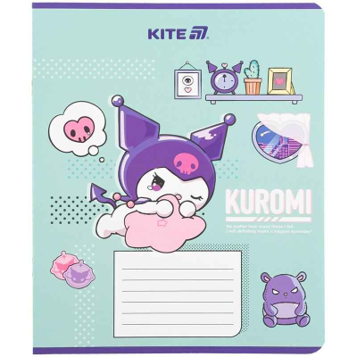 Зошит шкільний Kite Kuromi HK25-236-1, 18 аркушів, клітинка