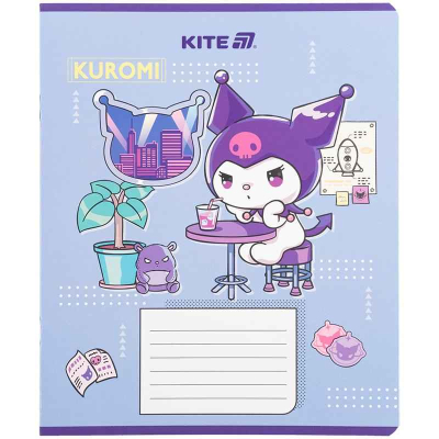 Зошит шкільний Kite Kuromi HK25-236-1, 18 аркушів, клітинка