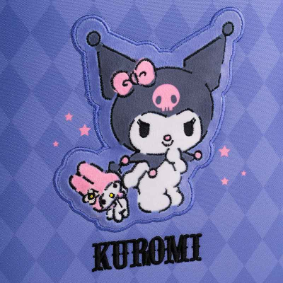  Нашивка Kuromi на рюкзаку Kite HK25-555S-2 – стильний акцент для прихильників дизайну Sanrio.