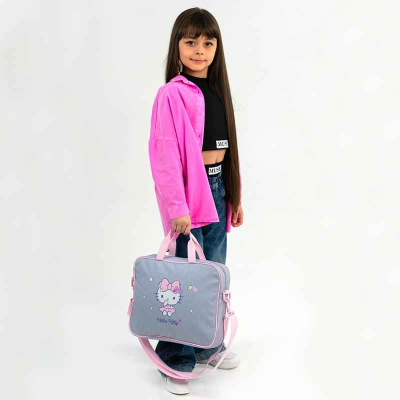 Шкільна текстильна сумка Kite Hello Kitty HK25-589-1
