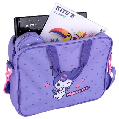 Школьная текстильная сумка Kite Kuromi HK25-589-2