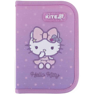 Пенал школьный Kite Hello Kitty HK25-621 без наполнения,1 отделение, 1 отворот