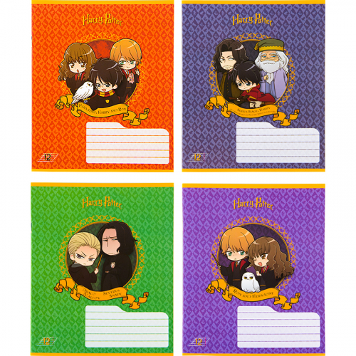 Зошит шкільний Kite Harry Potter HP22-235, 12 аркушів, коса лінія
