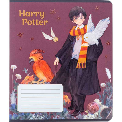 Зошит шкільний Kite Harry Potter HP24-236, 18 аркушів, клітинка