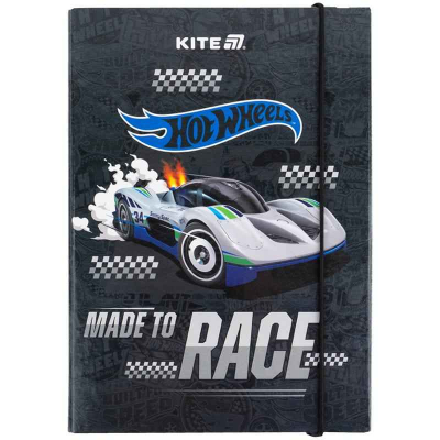 Папка для зошитів на гумці Kite Hot Wheels HW25-210-1, картон
