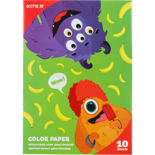 Бумага цветная двусторонняя Kite Jolliers K20-293, А5