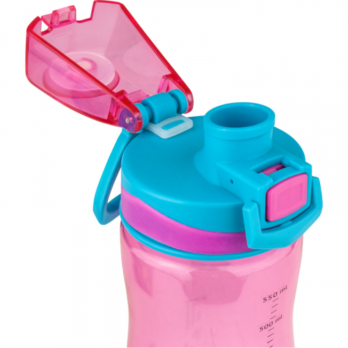 Бутылочка для воды Kite K20-395-01, 600 мл, розовая