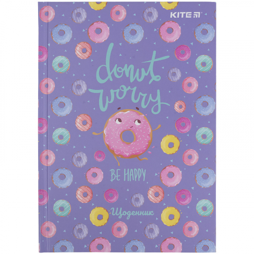 Щоденник шкільний Kite Donut K21-262-9, тверда обкладинка