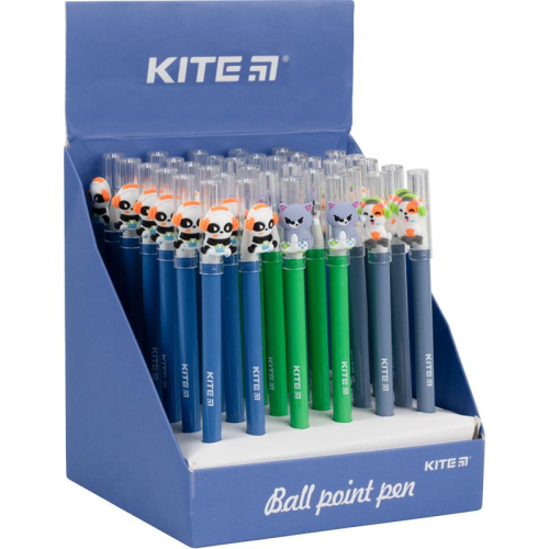 Ручка шариковая Kite Game K21-354, синяя