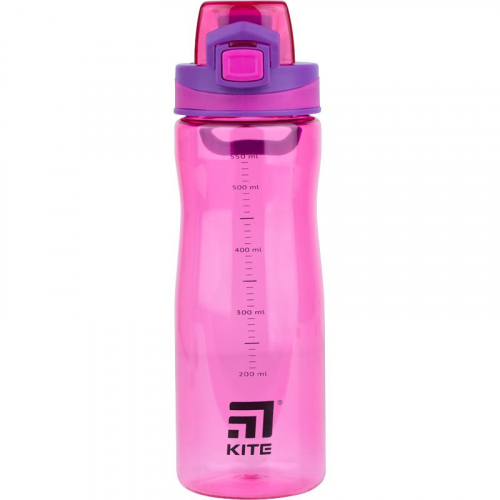 Бутылочка для воды Kite K21-395-05, 650 мл, розовая