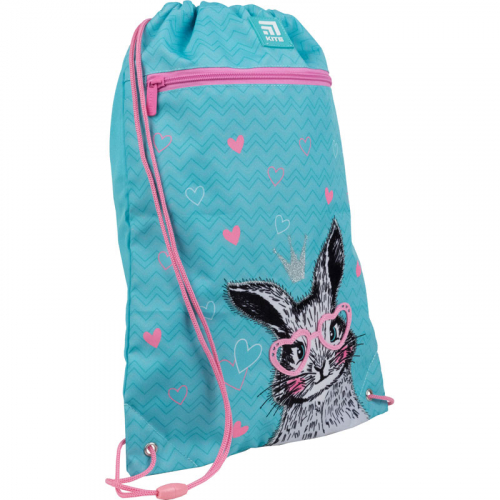 Сумка для обуви с карманом Kite Education Cute Bunny K21-601M-1