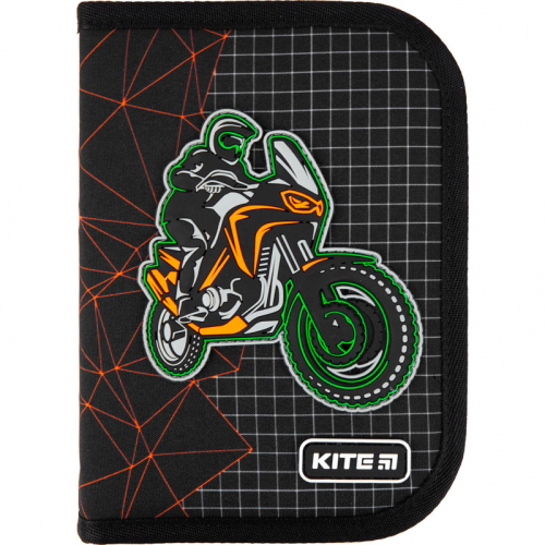 Шкільний Набір Рюкзак + Пенал + Сумка для взуття Kite Education Motocross SET_K21-501S-2