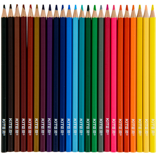 Олівці кольорові Kite Dogs K22-055-1, 24 кольори