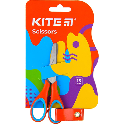 Ножницы с резиновыми вставками Kite Fantasy K22-123-2, 13 см