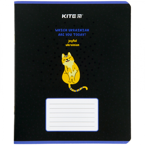 Зошит Kite Українські котики K22-259-4, 48 аркушів, клітинка